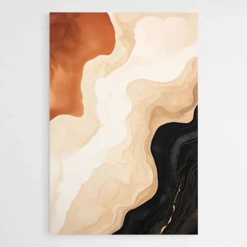 Tableau Beige et Marron