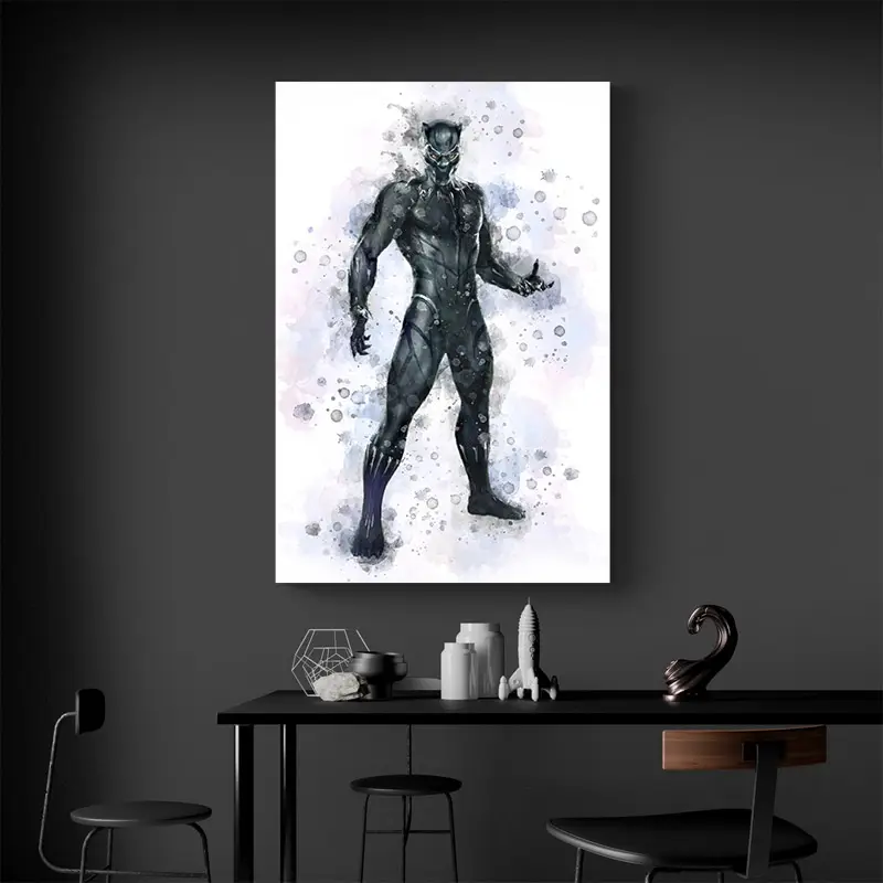 Tableau Black Panther Chambre Enfant