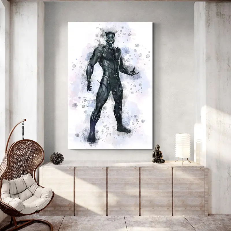 Tableau Black Panther Chambre Enfant
