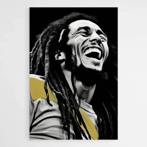 Tableau Bob Marley Noir et Blanc