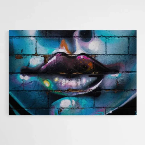 Tableau Bouche Street Art