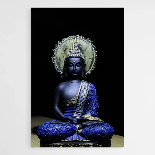 Tableau Bouddha Bleu