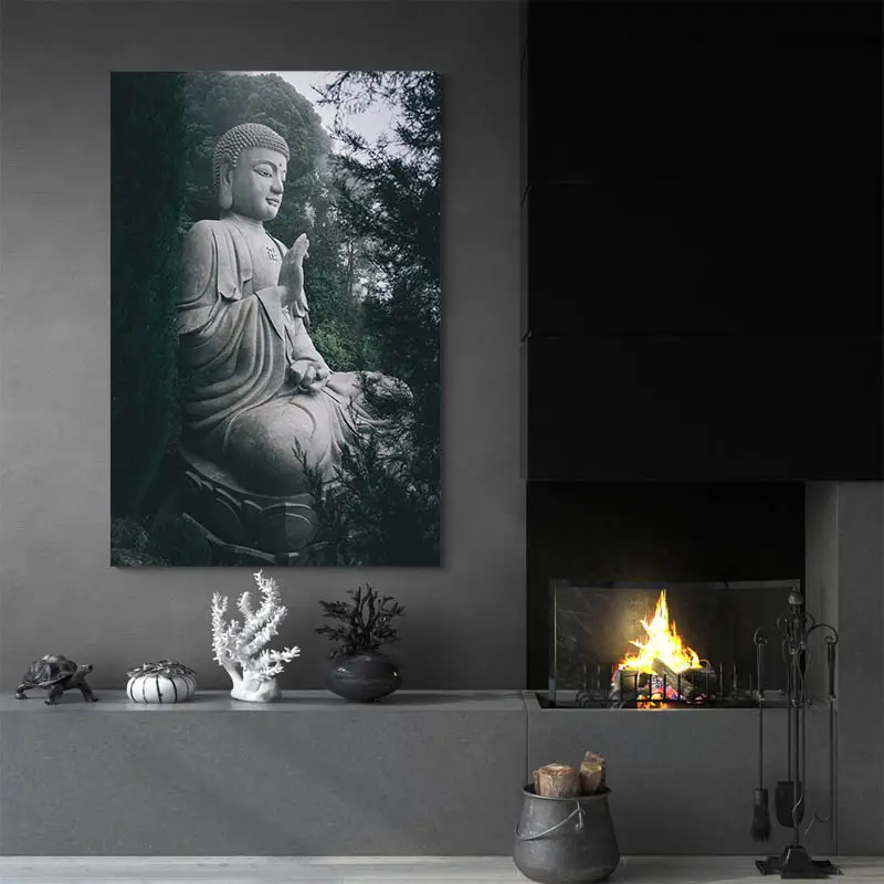 Tableau Bouddha Extérieur