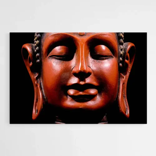 Tableau Bouddha Rouge