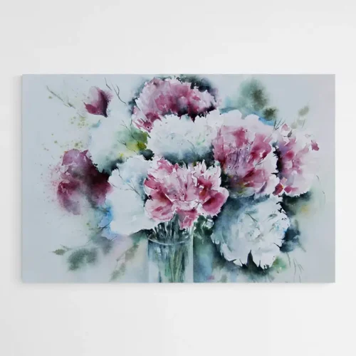 Tableau Bouquet de Pivoine
