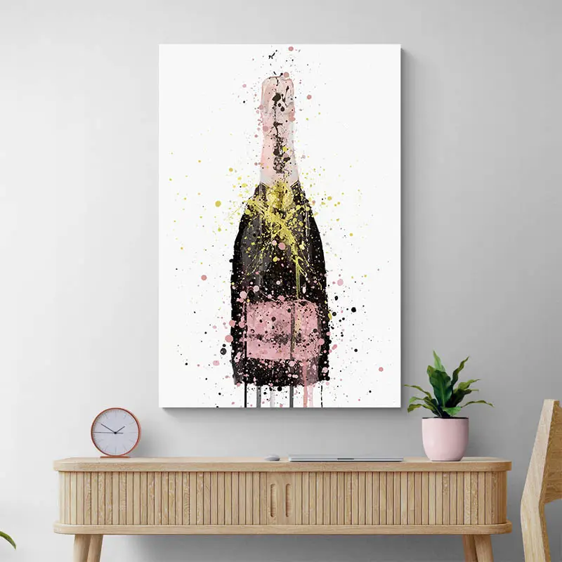 Tableau Bouteille de Champagne