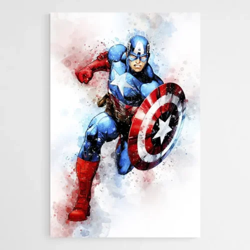 Tableau Captain America Chambre Enfant