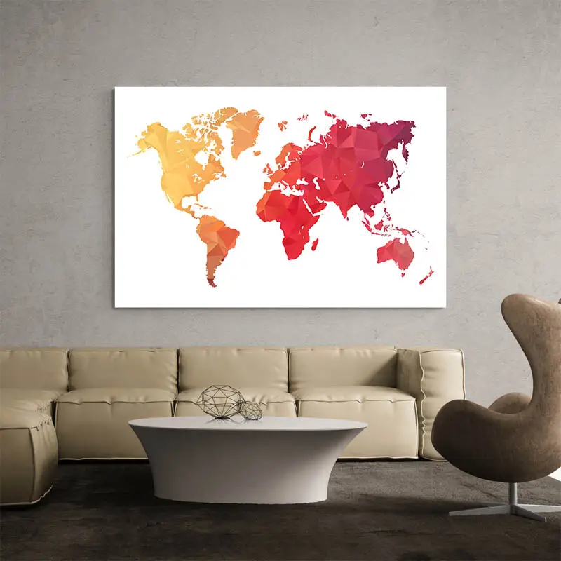 Tableau Carte du Monde Originale