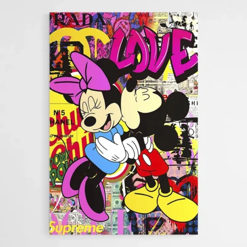 Tableau Cartoons Street Art Moderne