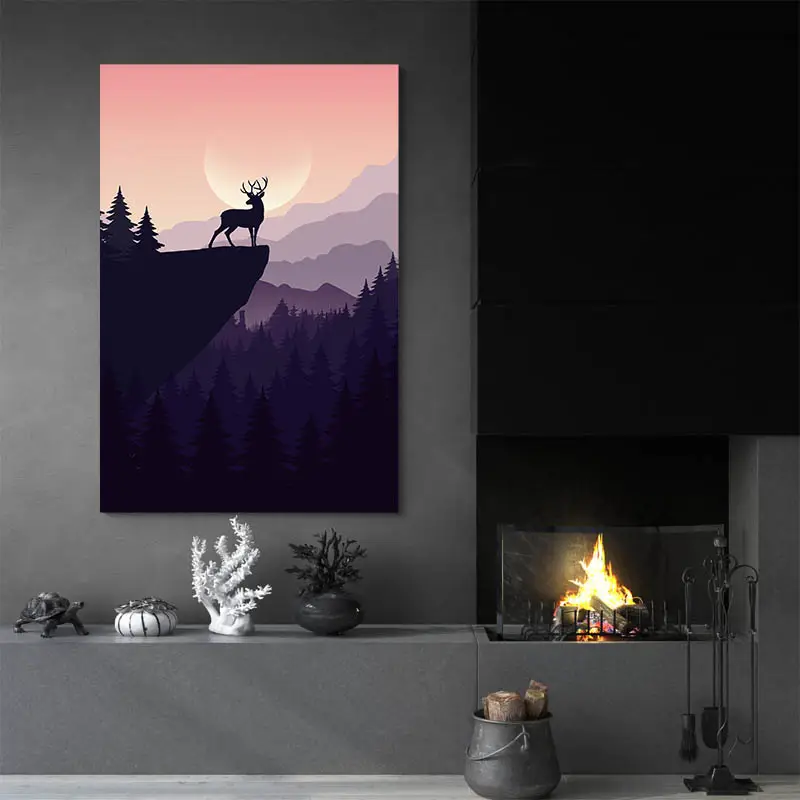 Tableau Cerf Graphique