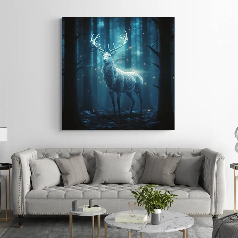 Tableau Cerf Lumineux