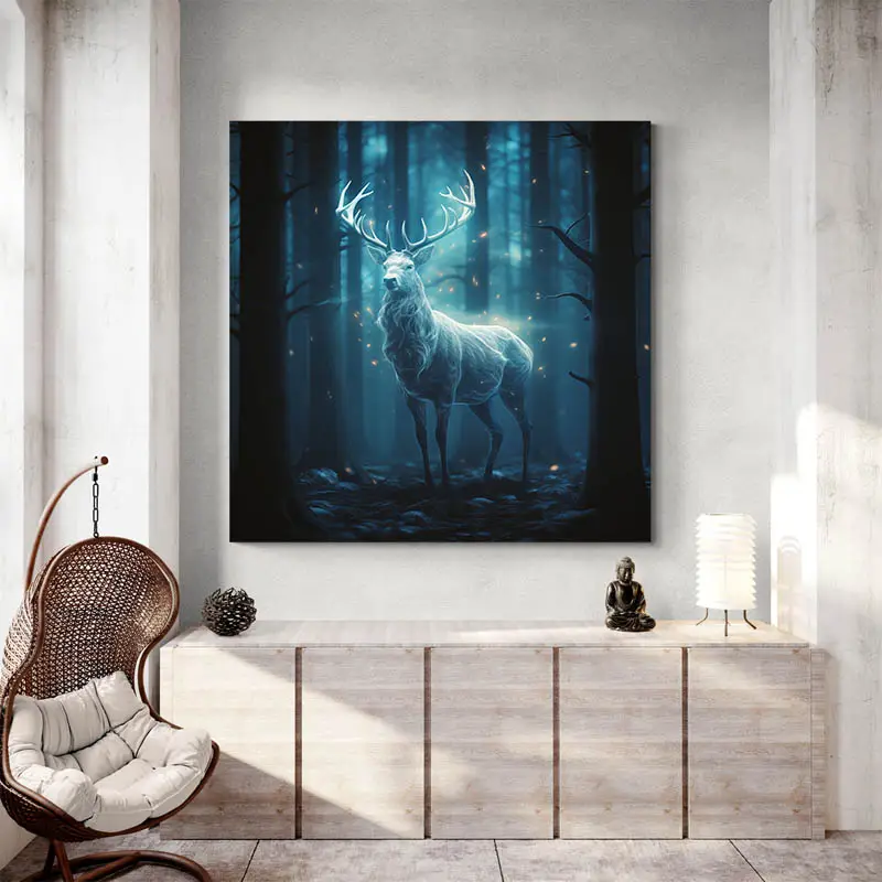 Tableau Cerf Lumineux