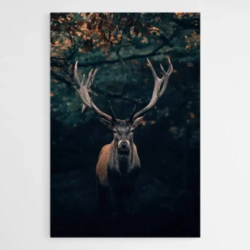 Tableau Cerf Noir