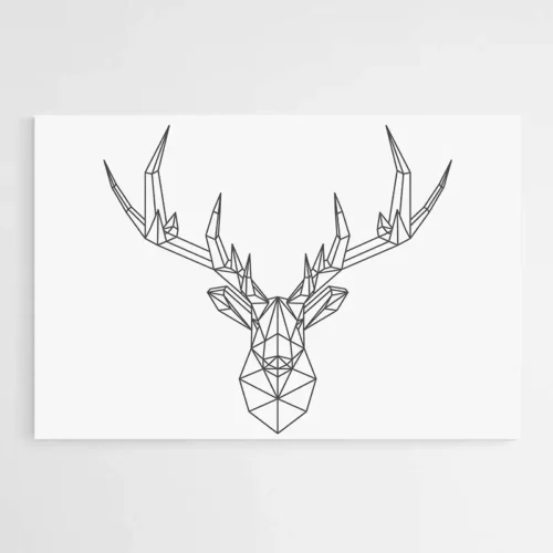 Tableau Cerf Origami