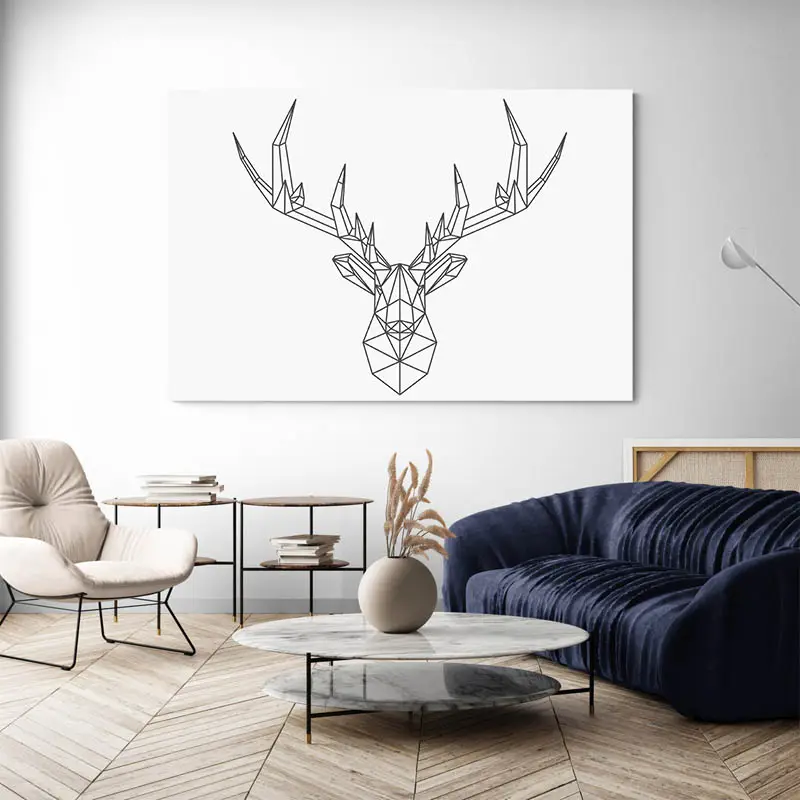 Tableau Cerf Origami
