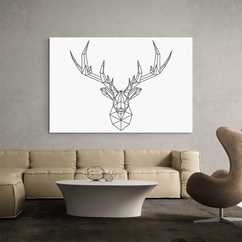 Tableau Cerf Origami