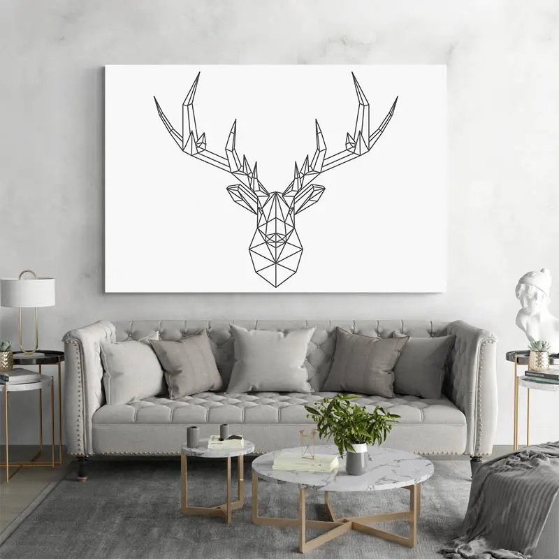 Tableau Cerf Origami