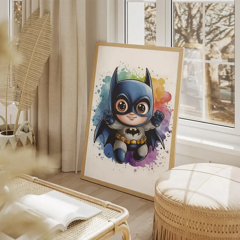 Tableau Chambre Enfant Batman
