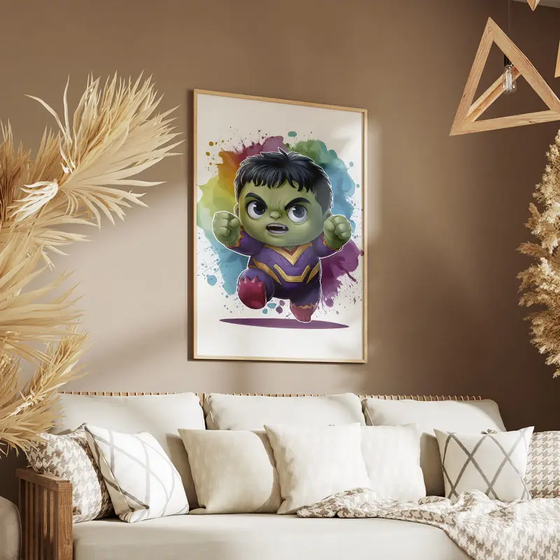 Tableau Chambre Enfant Hulk