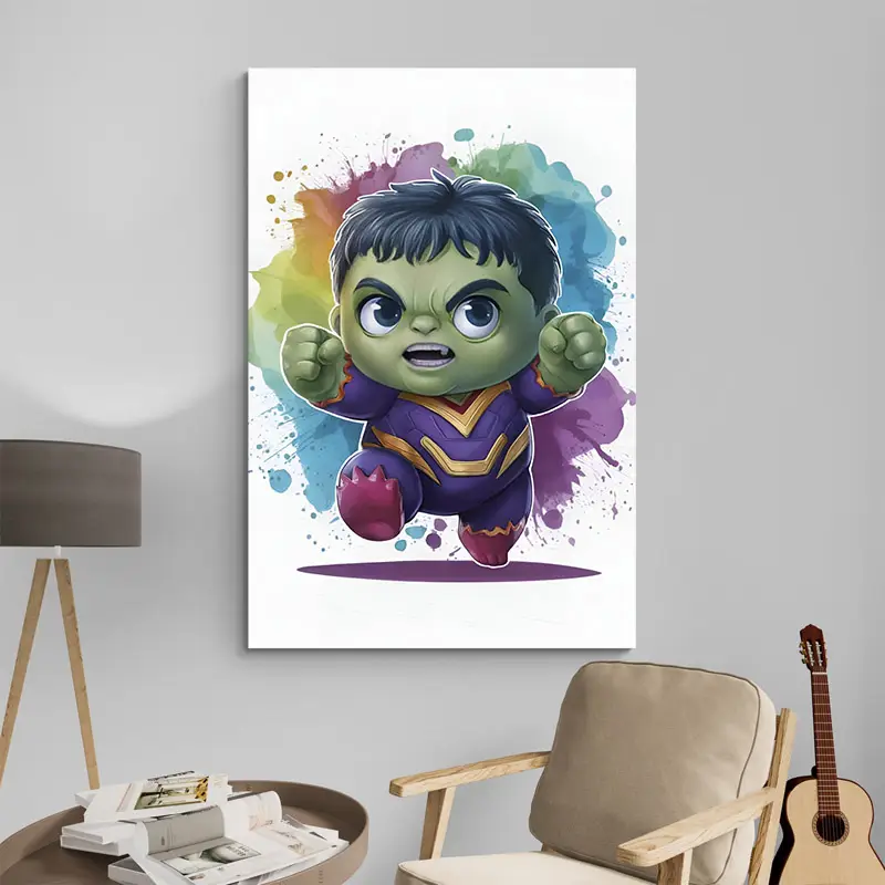 Tableau Chambre Enfant Hulk