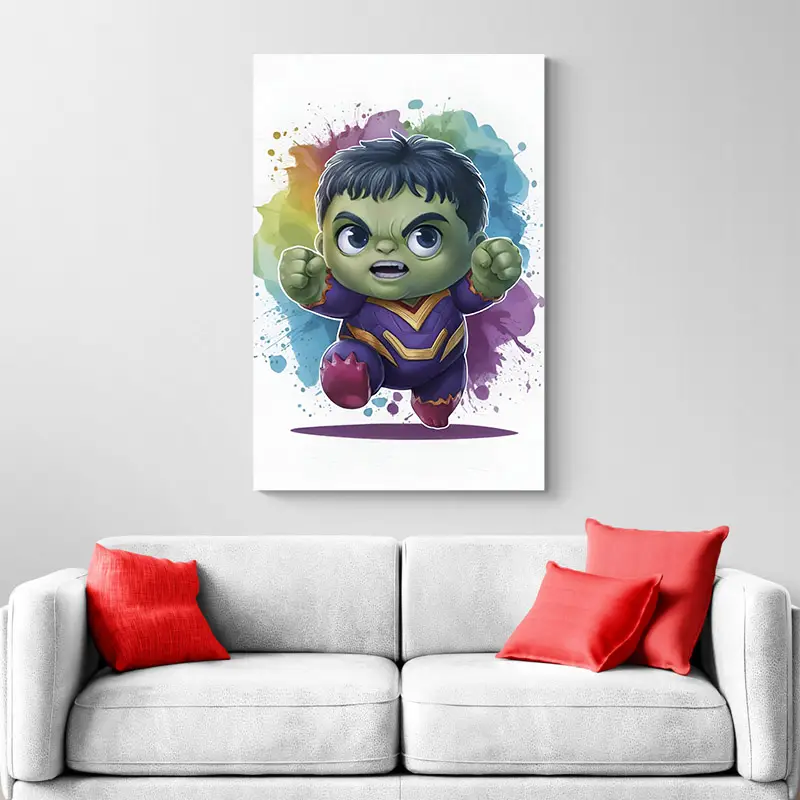 Tableau Chambre Enfant Hulk
