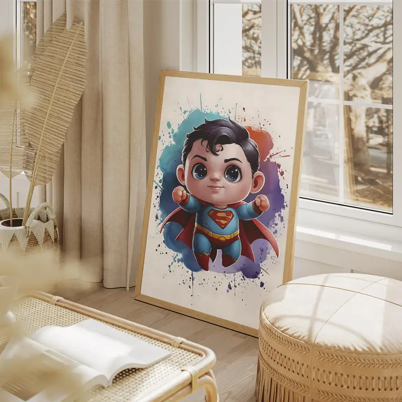 Tableau Chambre Enfant Superman