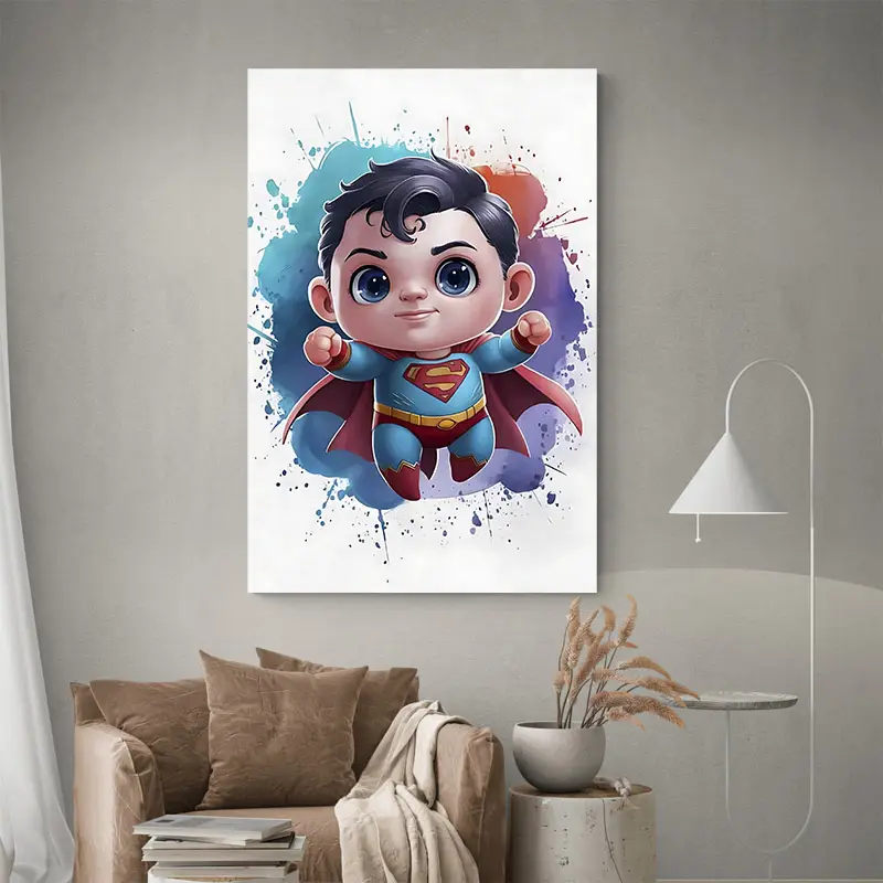 Tableau Chambre Enfant Superman