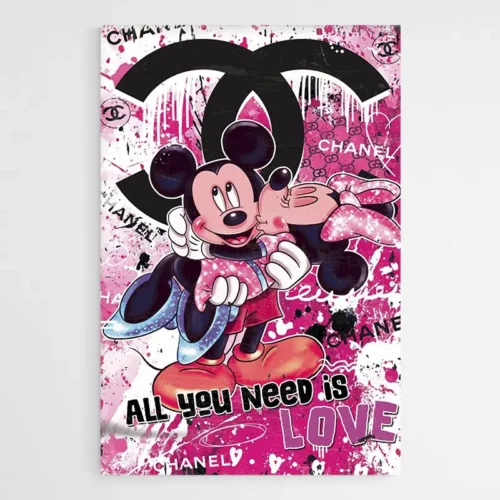 Tableau Chanel Mickey Minnie