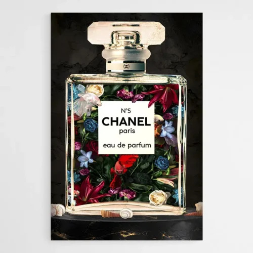 Tableau Chanel N5 Fleurs