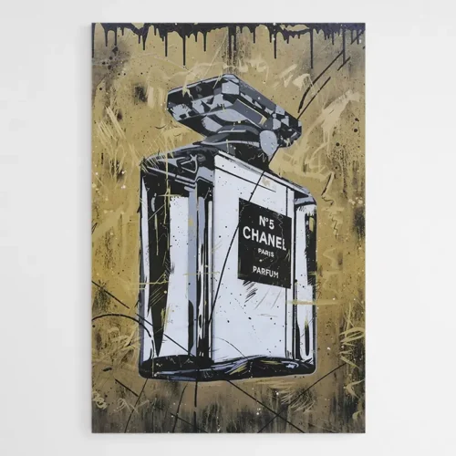 Tableau Chanel Parfum Noir et Or