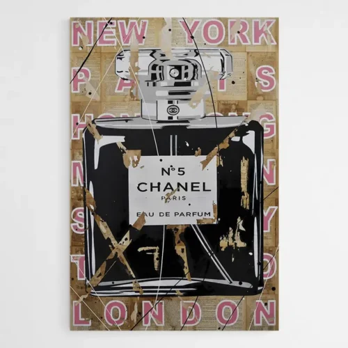 Tableau Chanel Parfum Noir Iconique
