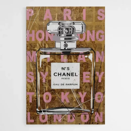 Tableau Chanel Parfum Paris Iconique
