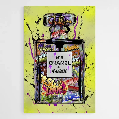Tableau Chanel Street Art Parfum