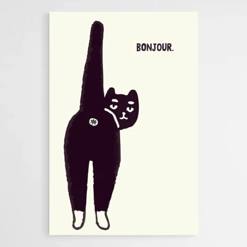 Tableau chat amusant