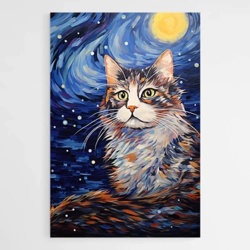 Tableau Chat Célèbre