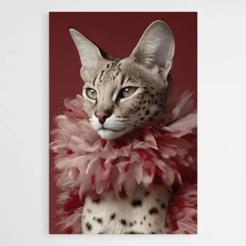 Tableau chat élégant