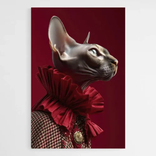 Tableau chat sphynx