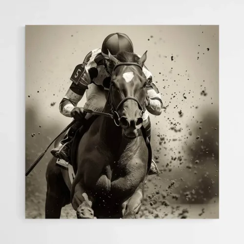 Tableau Cheval De Course