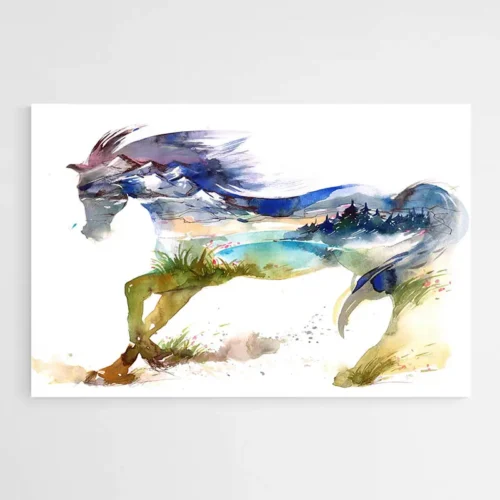 Tableau Cheval Original