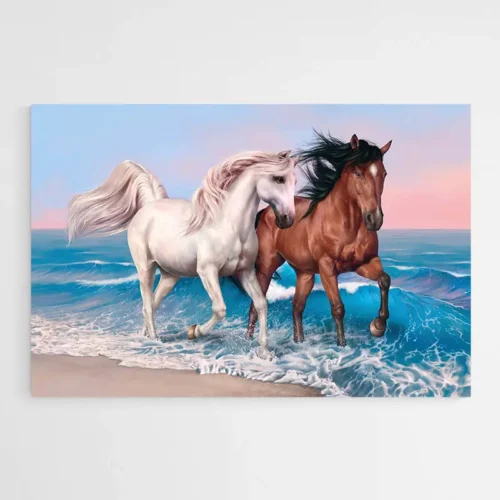 Tableau Cheval Plage