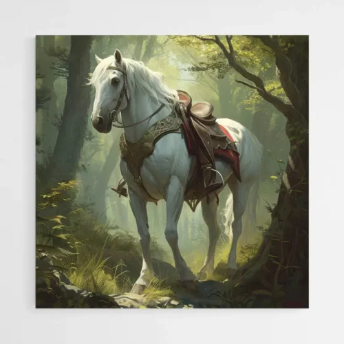 Tableau Cheval Sellé