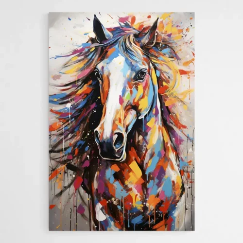 Tableau Cheval Street Art