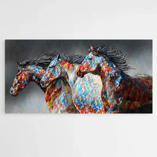 Tableaux Chevaux En Couleur
