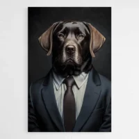 Tableau Chien Costume