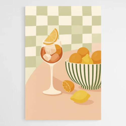 Tableau cocktail agrumes