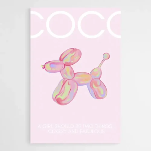 Tableau Coco Chanel Jeff Koons