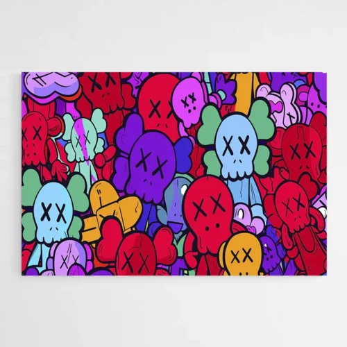 Tableau Colore Kaws