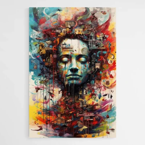 Tableau Coloré Street Art