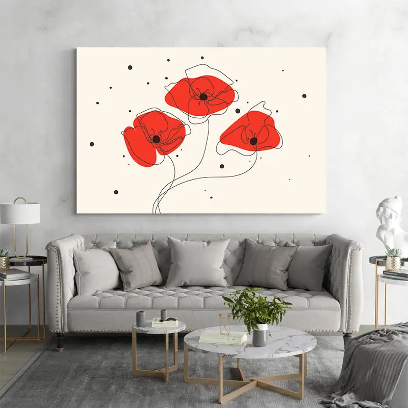 Tableau Coquelicots