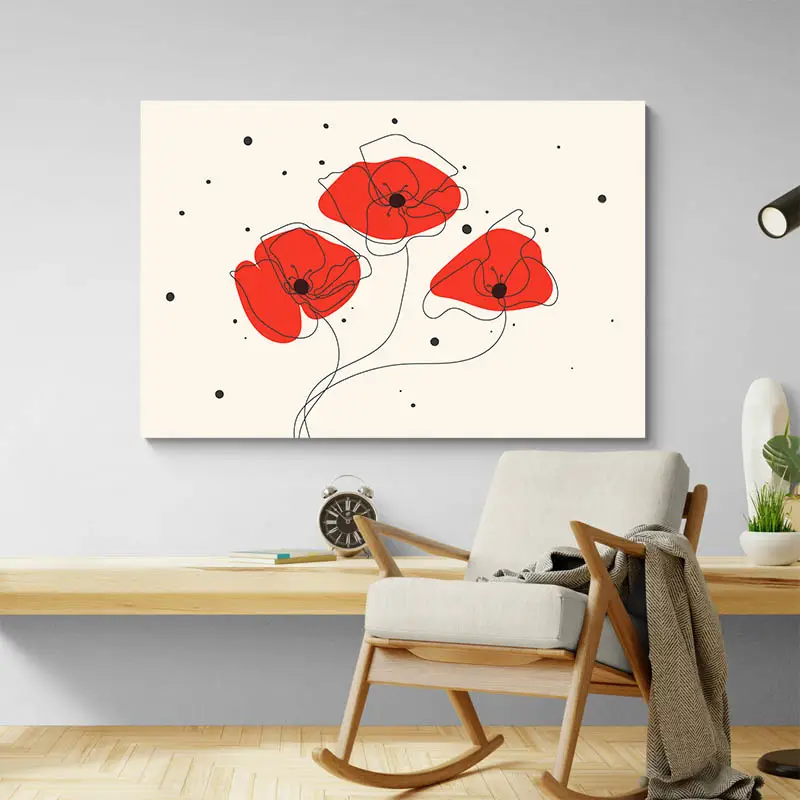 Tableau Coquelicots